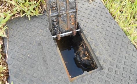 electric meter box leaking|water meter box full of.